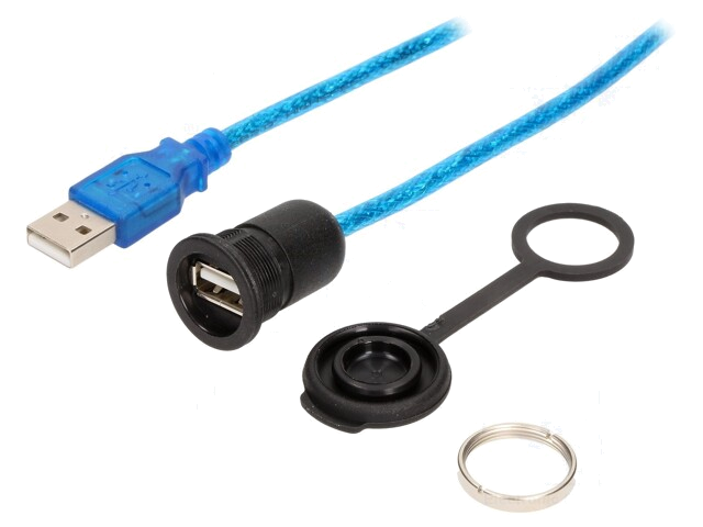 Kabel-adapter; USB-A aansluiting,USB-A-stekker; 1310; USB 2.0 Kabel-adapter; USB-A aansluiting,USB-A-stekker; 1310; USB 2.0